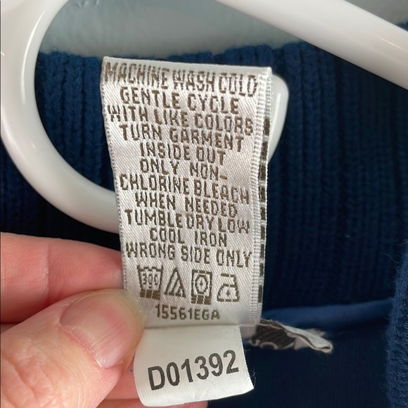 Draper's and Damons Petites Blue Women's Velvet Jacket Small - Picture 7 of 7